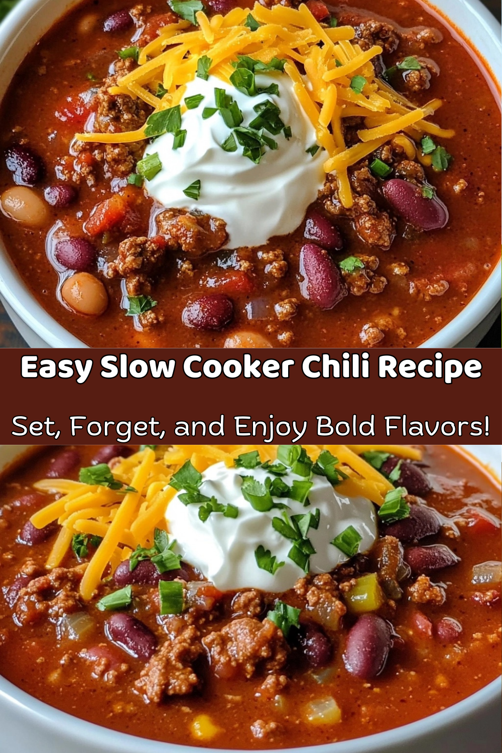 Easy Slow Cooker Chili Recipe