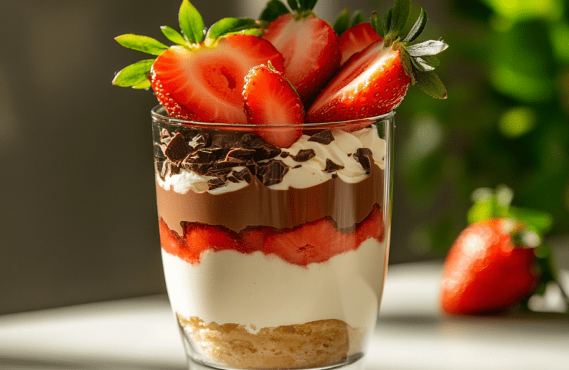 Chocolate & Peanut Butter Yogurt Cups