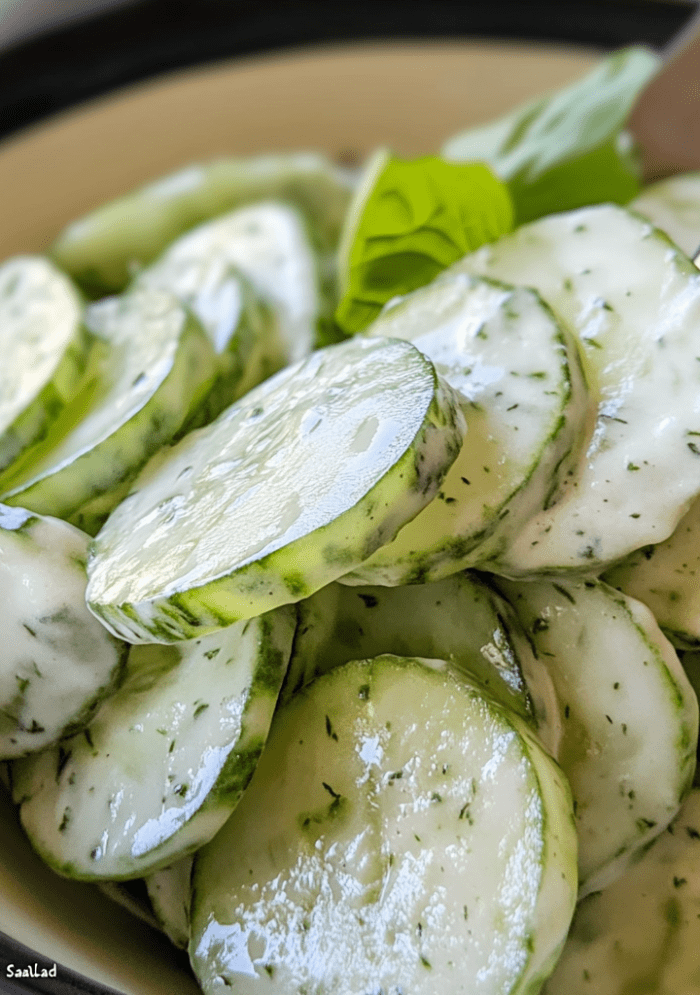 Creamy Cucumber Salad