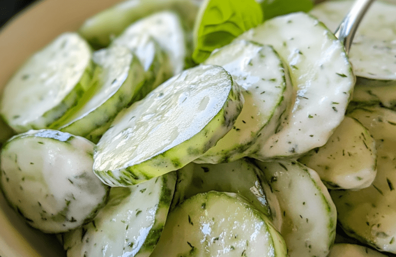 Creamy Cucumber Salad