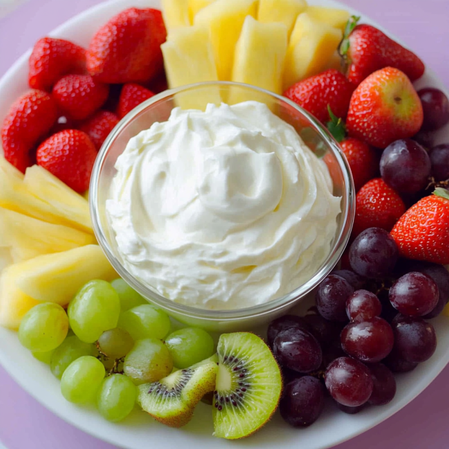 The Best 5-Minute Fruit Dip