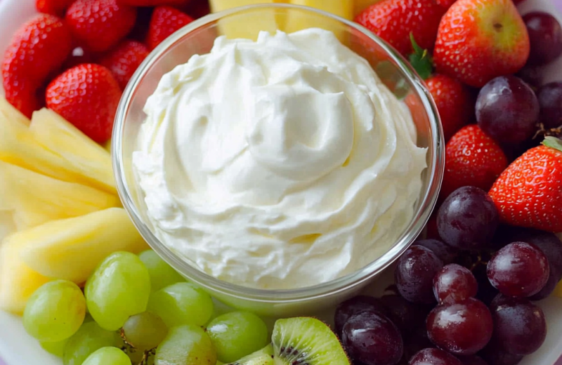The Best 5-Minute Fruit Dip