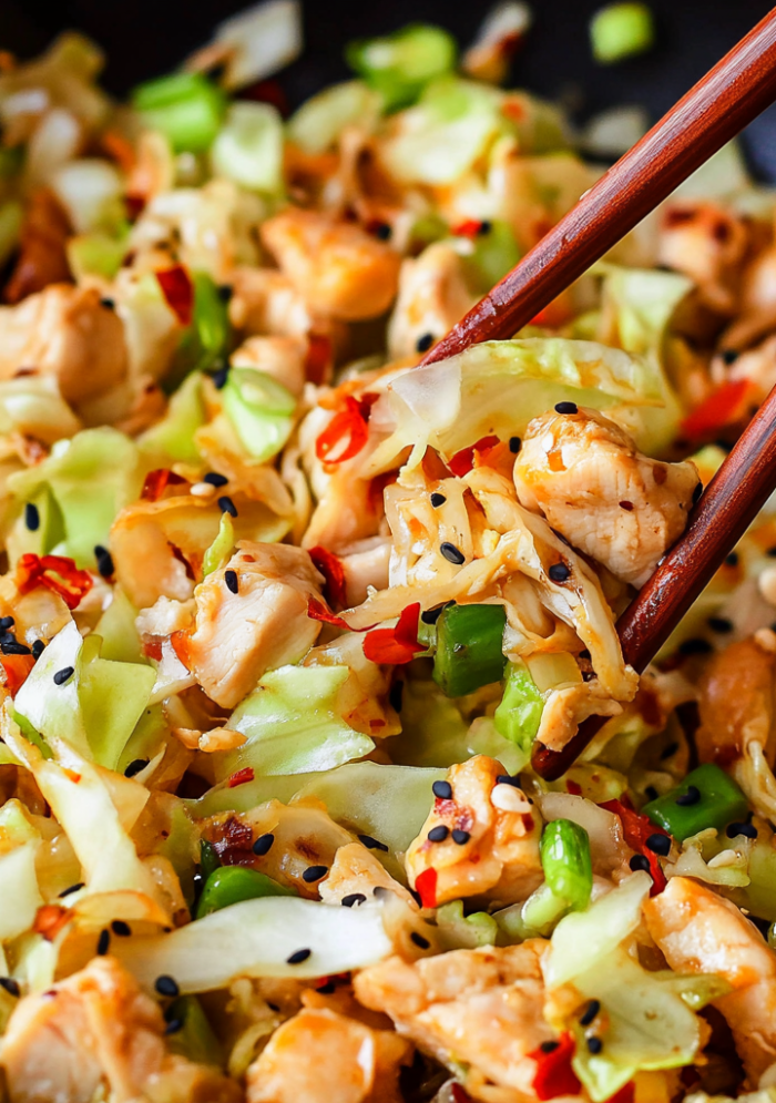 Chicken Cabbage Stir Fry