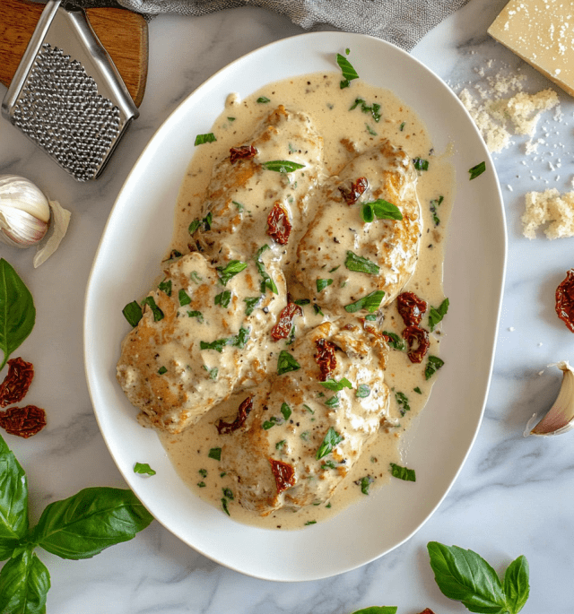High Protein Low Carb Crockpot Marry Me Chicken