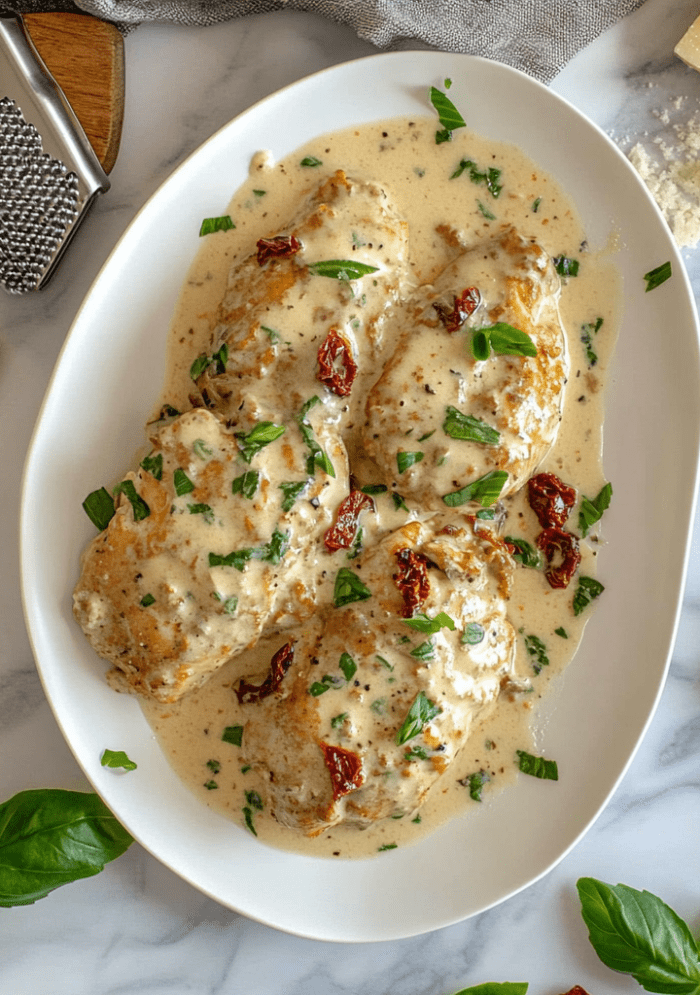 High Protein Low Carb Crockpot Marry Me Chicken