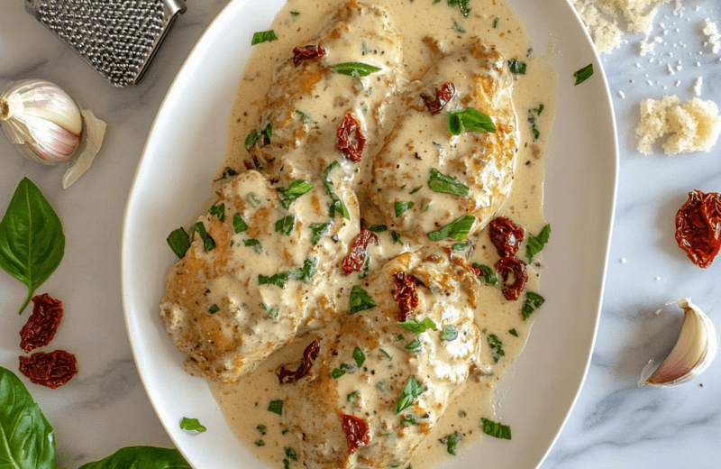 High Protein Low Carb Crockpot Marry Me Chicken