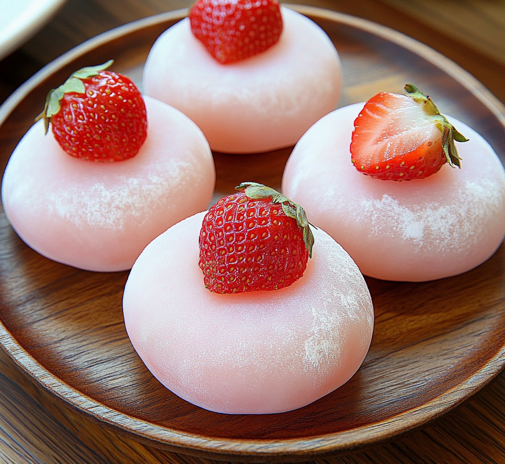 Homemade Strawberry Mochi 2
