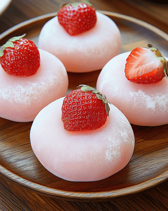 Homemade Strawberry Mochi 2