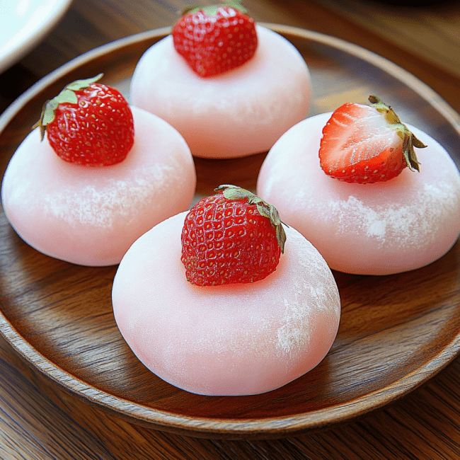 Homemade Strawberry Mochi 2