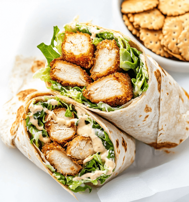 Chicken Caesar Wraps