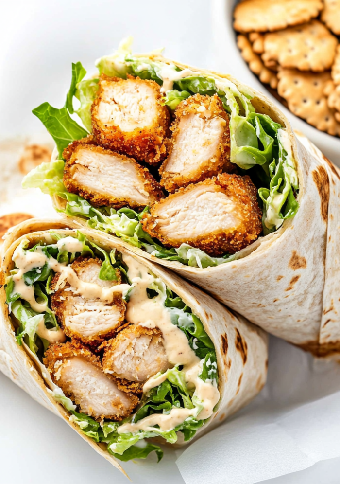 Chicken Caesar Wraps