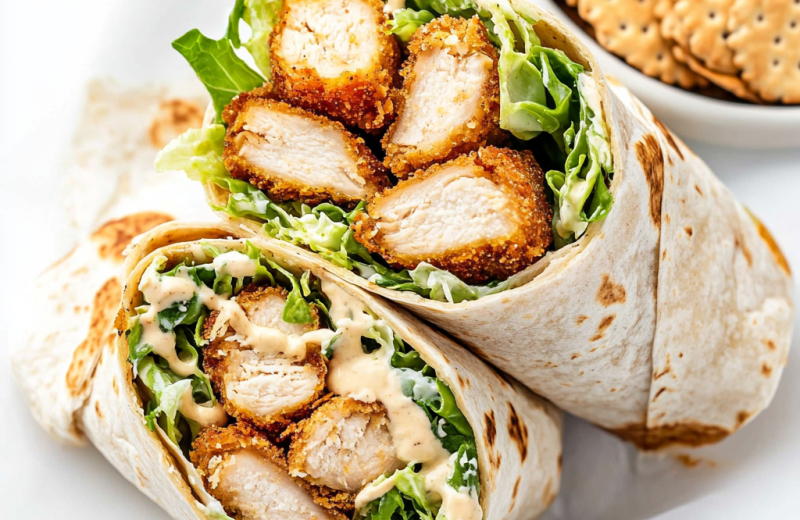 Chicken Caesar Wraps