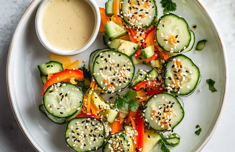 California Roll Cucumber Salad