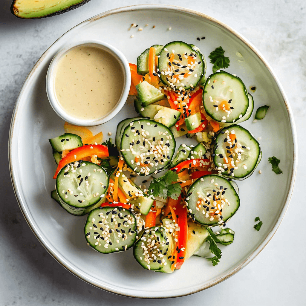 California Roll Cucumber Salad
