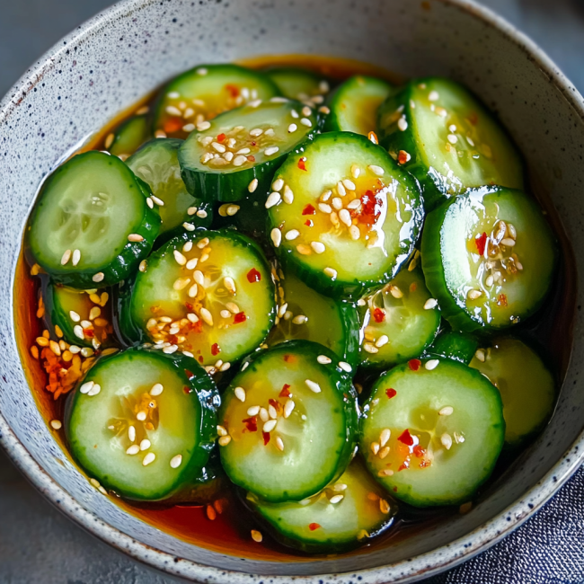 Easy Asian Cucumber Salad