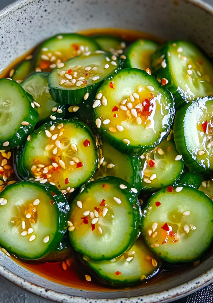 Easy Asian Cucumber Salad