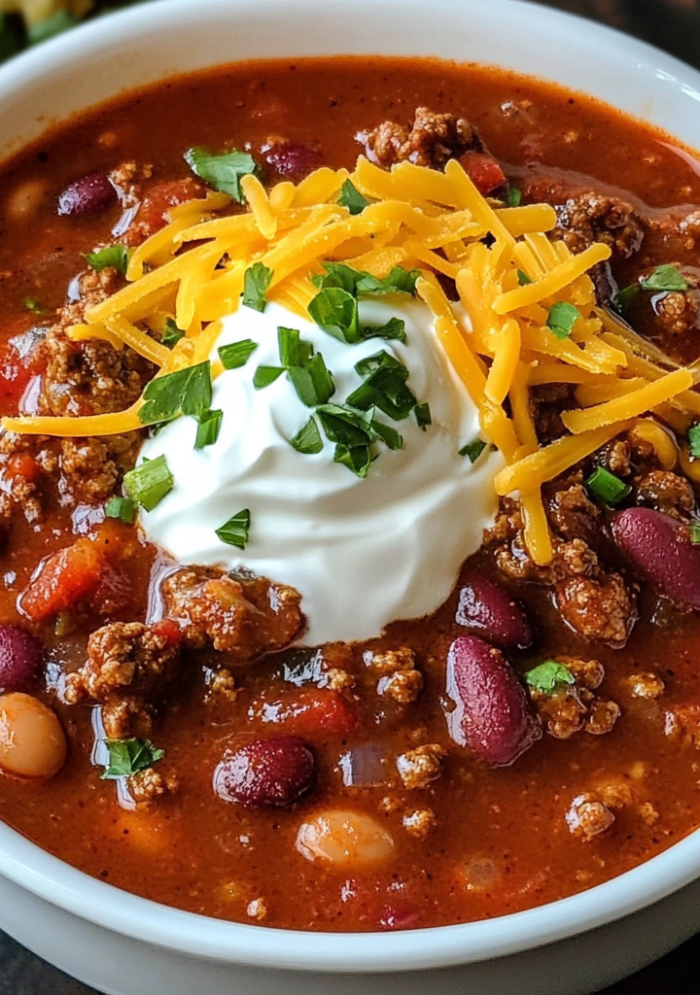 Easy Slow Cooker Chili Recipe