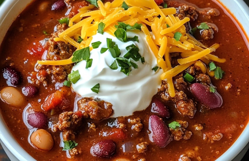 Easy Slow Cooker Chili Recipe