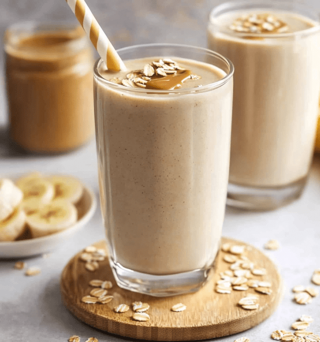 Peanut Butter Banana Oatmeal Smoothie