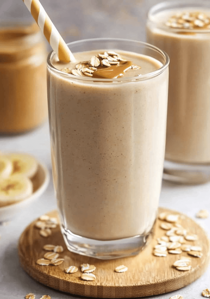 Peanut Butter Banana Oatmeal Smoothie