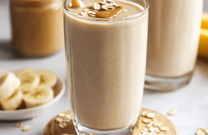 Peanut Butter Banana Oatmeal Smoothie