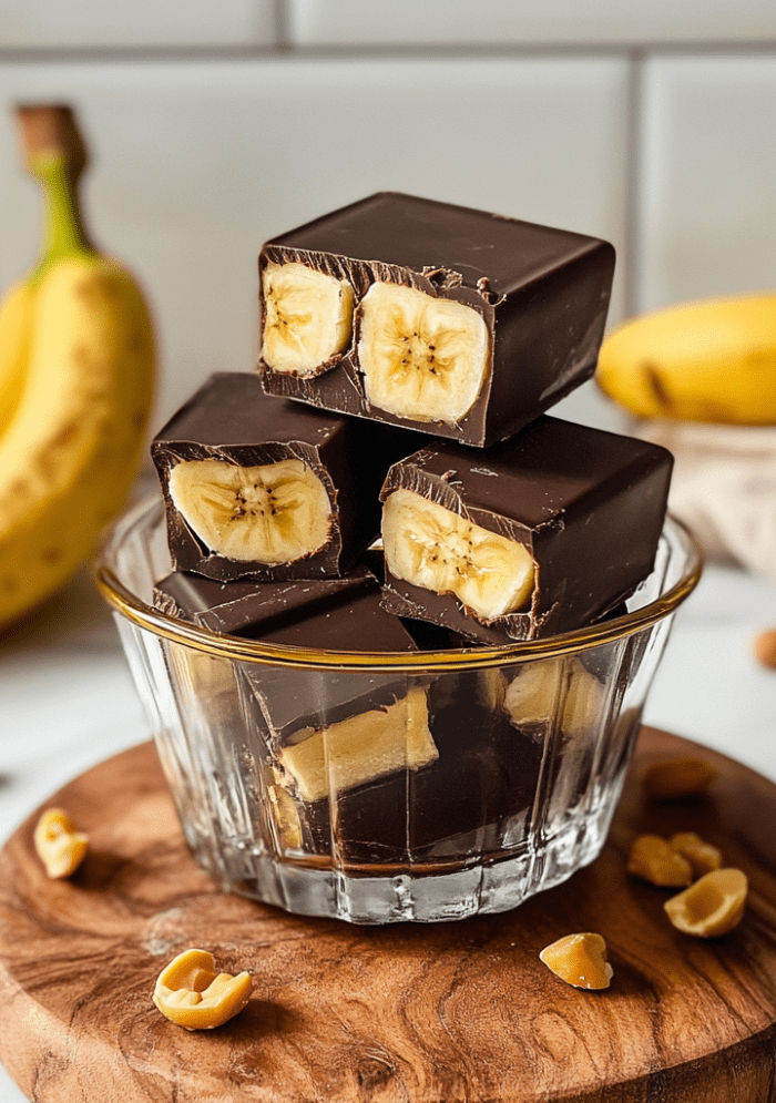 No-Bake Banana Snickers Bites!