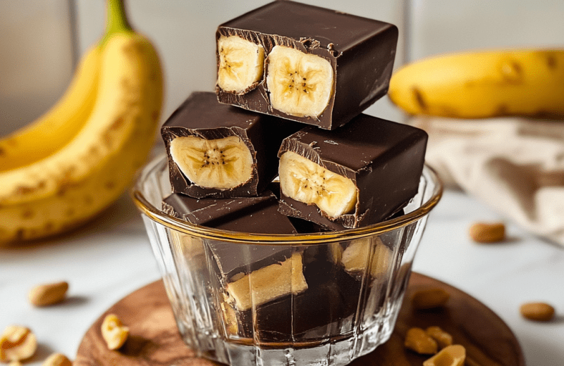 No-Bake Banana Snickers Bites!