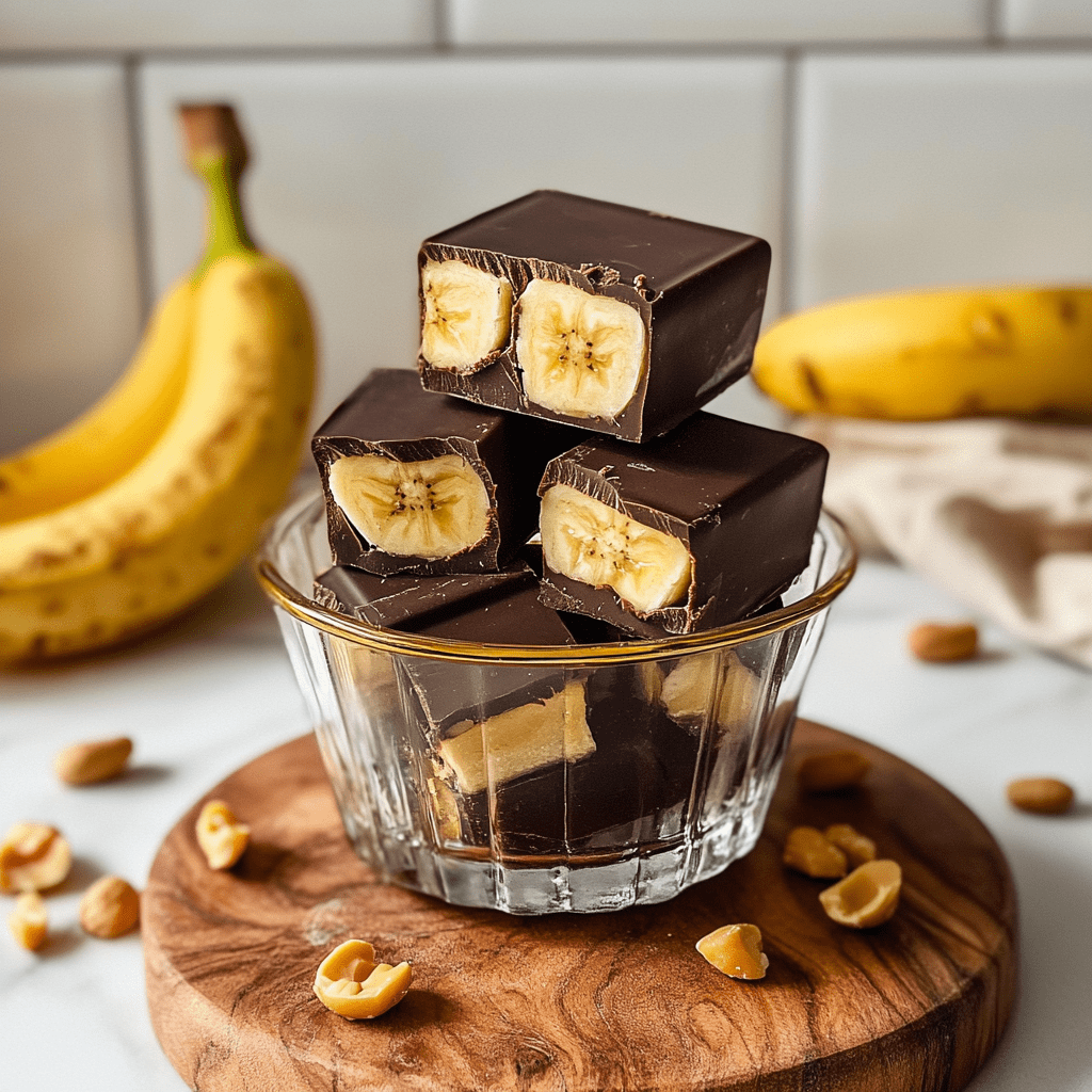 No-Bake Banana Snickers Bites!