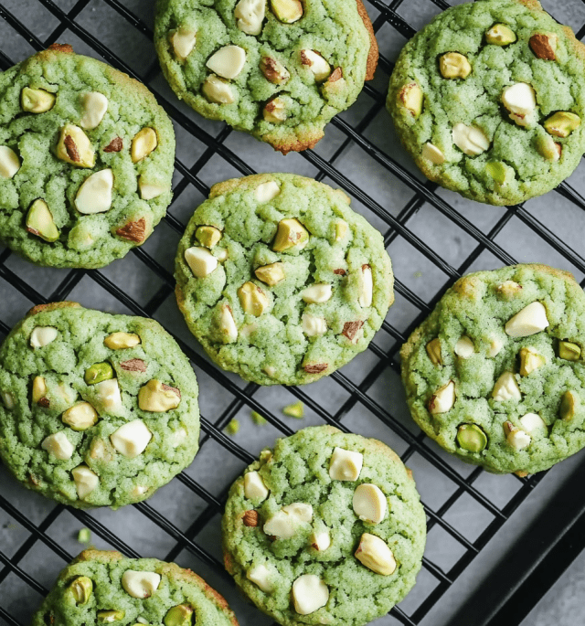 Pistachio Pudding Cookies