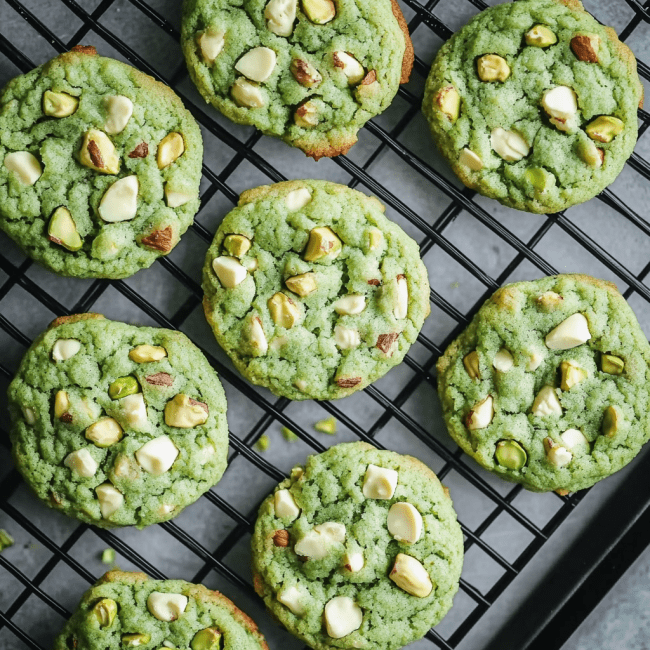Pistachio Pudding Cookies