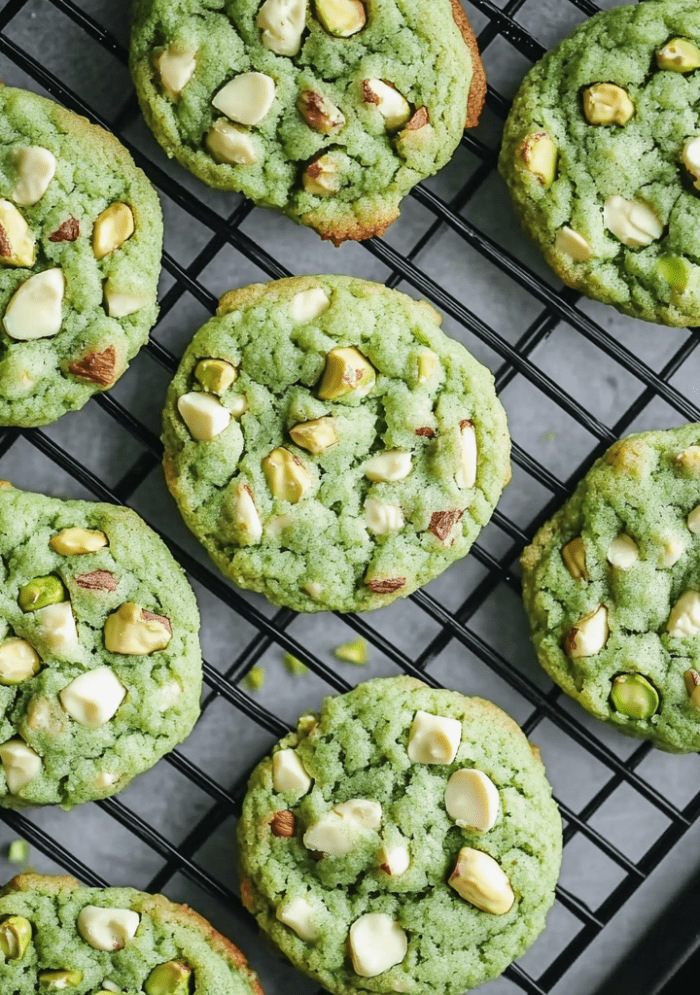Pistachio Pudding Cookies