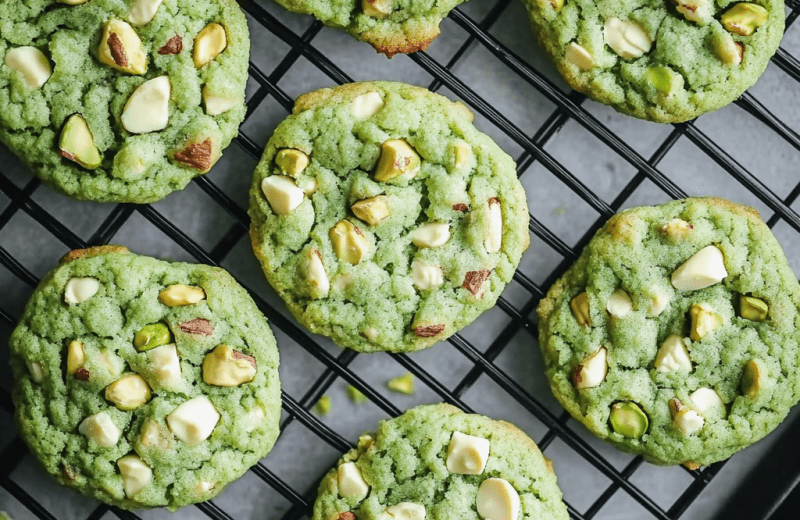 Pistachio Pudding Cookies