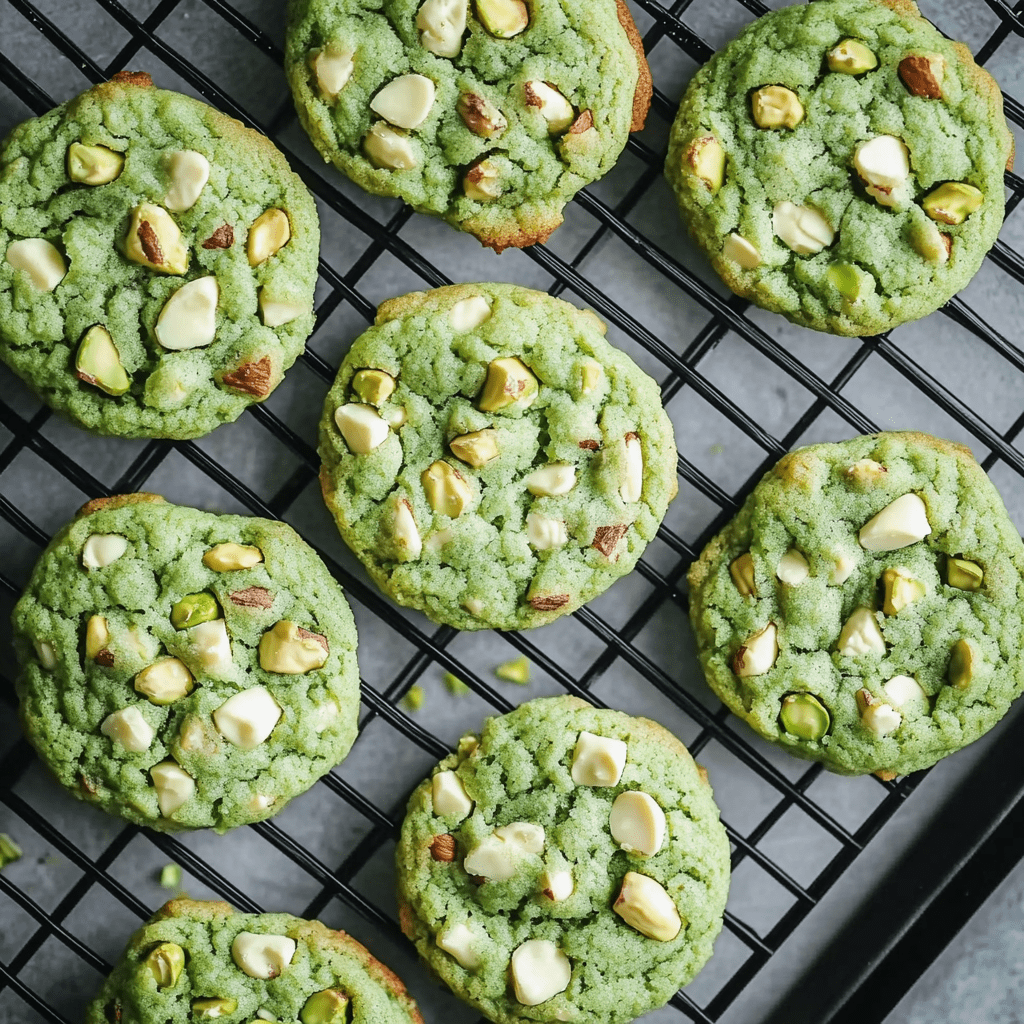 Pistachio Pudding Cookies