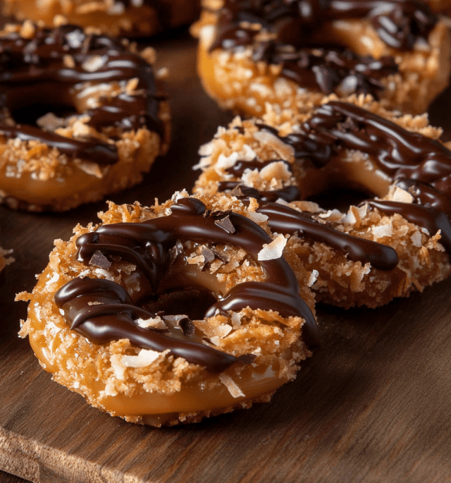 3-Ingredient Samoa Cookies