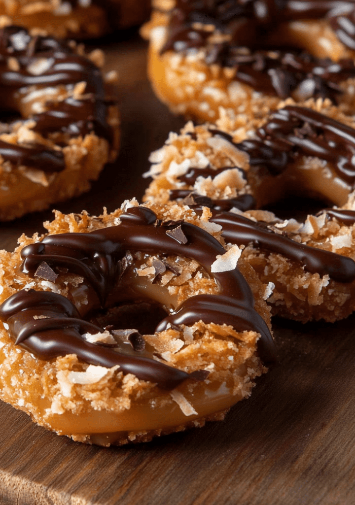3-Ingredient Samoa Cookies
