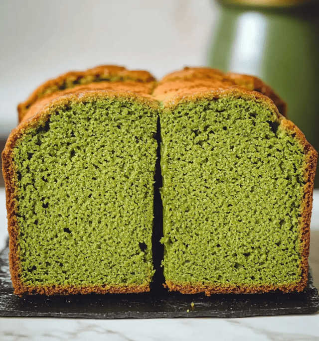 Fluffy Matcha Sponge Cake