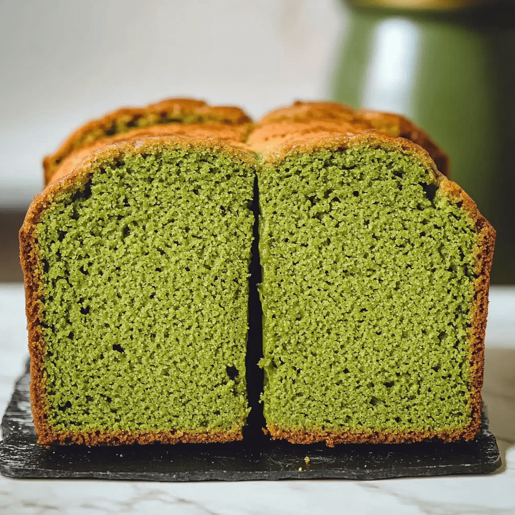 Fluffy Matcha Sponge Cake