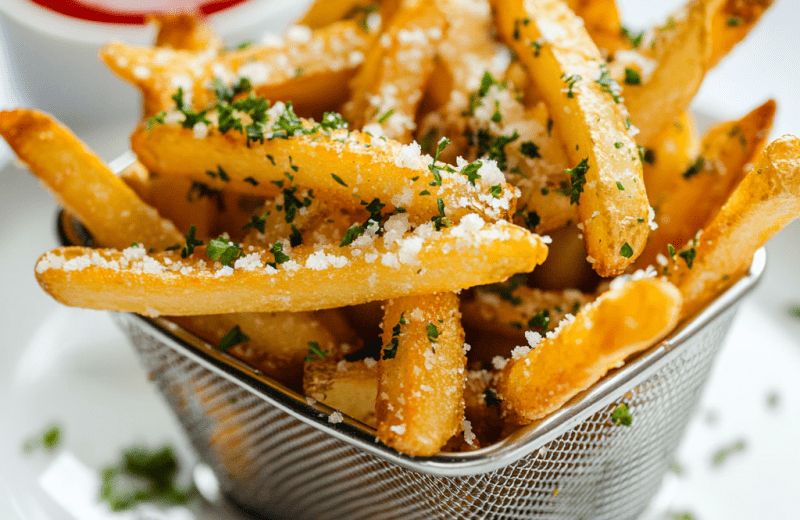 Crispy Garlic Parmesan Fries