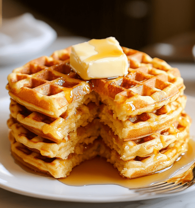 Crispy Protein Waffles