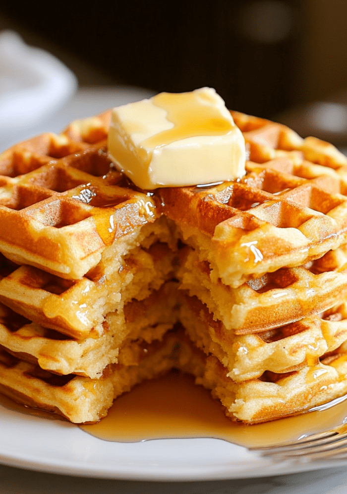 Crispy Protein Waffles