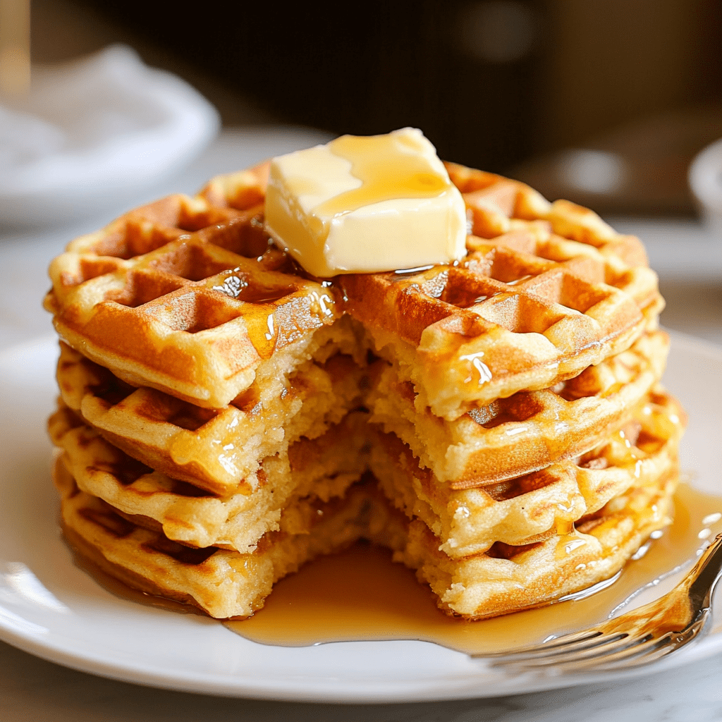 Crispy Protein Waffles