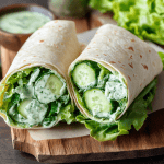 Cucumber Green Goddess Wraps
