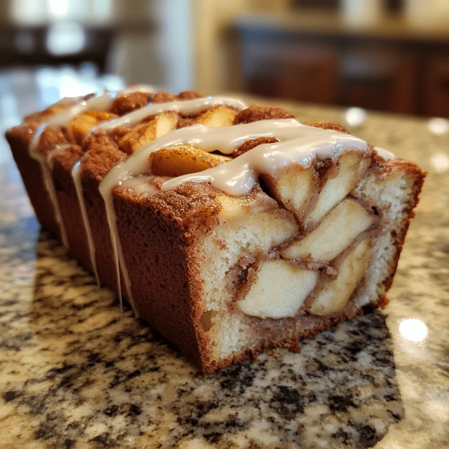 Homemade Apple Cinnamon Swirl Loaf
