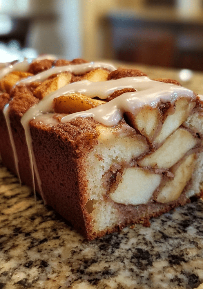 Homemade Apple Cinnamon Swirl Loaf