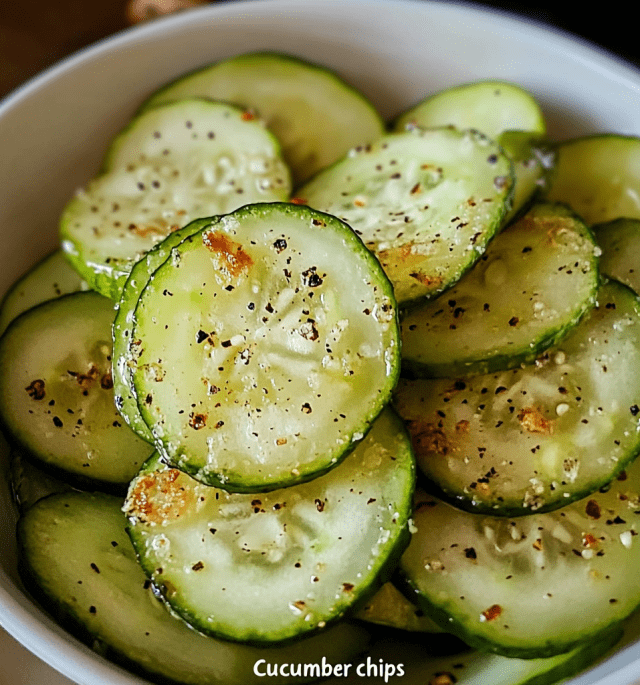 Crunchy Ranch Cucumber Chips