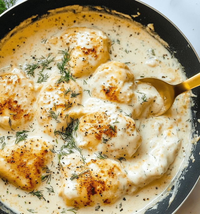 Creamy Oven Baked Chicken Thighs
