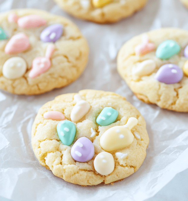 Easter M&M Cookies