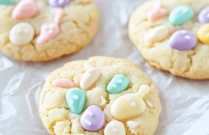 Easter M&M Cookies