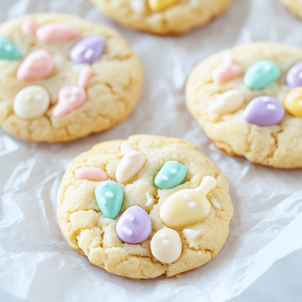 Easter M&M Cookies