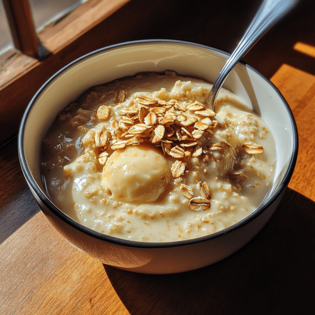 Oatmeal Custard Breakfast